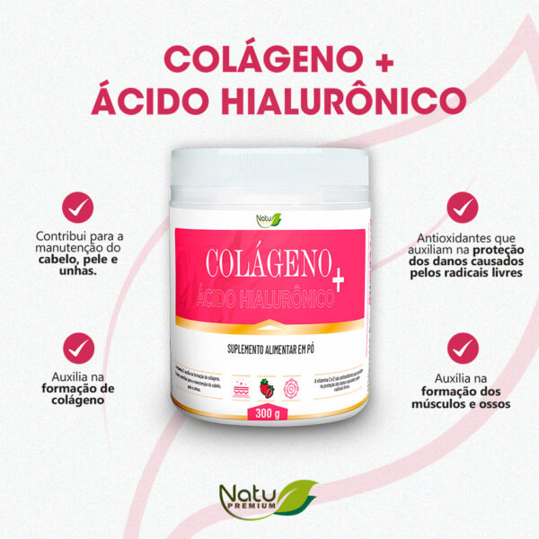 Colágeno + Ácido Hialurônico - 300g - Image 2